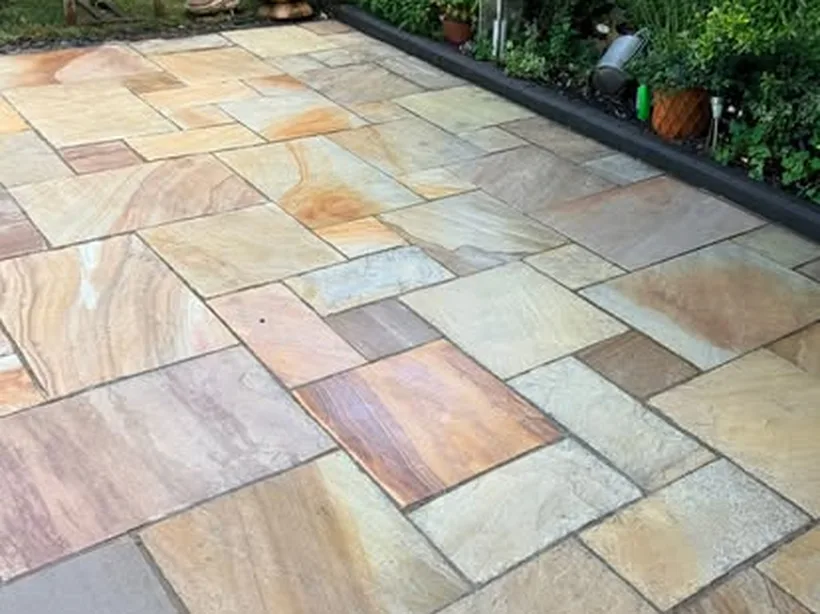 Clean finished patio in Hertfordshire